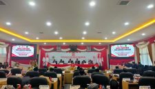 Foto: Rapat Paripurna DPRD Kabupaten Pamekasan dalam rangka mengikuti pidato kenegaraan Presiden RI pada momentum HUT ke-81 Kemerdekaan Republik Indonesia
