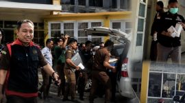 Foto: Tim Penyidik Kejaksaan Negeri Pamekasan menggeledah Kantor Dinas PUPR dan mengamankan sejumlah dokumen serta satu unit komputer terkait penyidikan dugaan penyimpangan proyek Jalan Tlagah–Bulangan Barat Tahun Anggaran 2025, Selasa (4/8/2026).