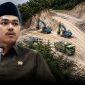 Foto: Anggota DPRD Sumenep Eka Bhagas Nur Ardiansyah (kiri) dan ilustrasi lokasi tambang galian C di Desa Kasengan (kanan) yang menjadi sorotan publik terkait