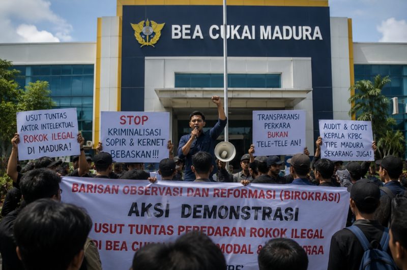 Gambar ilustrasi Rencana aksi ke BC Madura terkait penanganan kasus Penangkapan Rokok Bodong yang berakibat tersangkanya dua Orang sopir dan kernet sementara oknum yang diduga pengendali masih bersetatus sebagai saksi