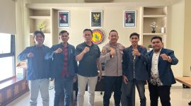 foto: SEMA UIN Madura bersama Wakapolres Pamekasan Kompol Hendri Soelistiawan usai agenda silaturahmi dan penguatan komunikasi di Mapolres Pamekasan