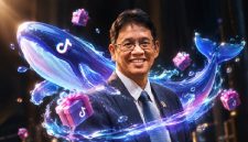Keterangan ilustrasi:
Ilustrasi Purbaya Yudhi Sadewa dengan visualisasi hadiah virtual TikTok sebagai elemen grafis untuk menggambarkan fenomena saweran dalam siaran langsung TikTok.
