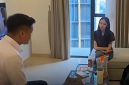 Selebgram Jule saat berada di sebuah apartemen di kawasan Cilandak, Jakarta Selatan. Jule diamankan polisi pada 14 September 2026 dalam pengembangan kasus dugaan penyalahgunaan vape yang mengandung etomidate. Polisi menyebut hasil pemeriksaan urine Jule positif etomidate dan menyita sejumlah cartridge vape dari lokasi.