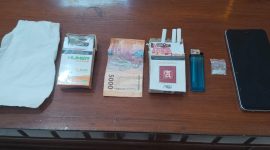 Foto:
Barang bukti yang diamankan Polsek Nonggunong dalam pengungkapan dugaan kasus penyalahgunaan narkotika jenis sabu di Kecamatan Nonggunong, Sumenep.