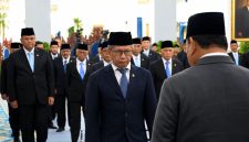 foto: Pelantikan anggota Dewan Pertimbangan Presiden (Wantimpres) di Istana Negara, Jakarta, Jumat (2/10/2026). Sejumlah anggota Wantimpres mengikuti prosesi pelantikan yang dipimpin Presiden Prabowo Subianto.